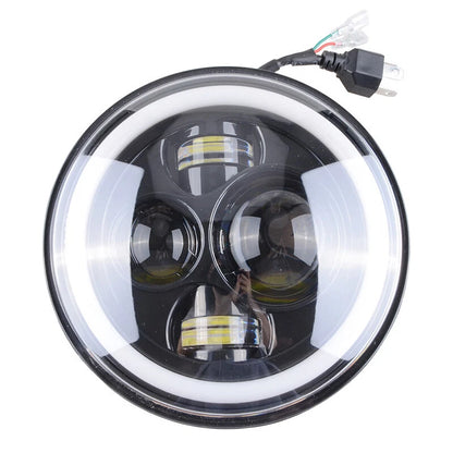 7" Round LED Headlights for Jeep Wrangler JK LJ TJ CJ (2007-2018)