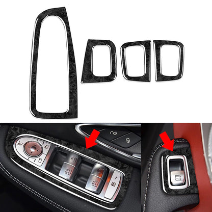 RHD Door Window Switch Panel Cover for Benz C Class, GLC Class (2015-2023)