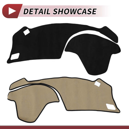 Dashboard Cover Mat for HONDA S660 2015-2023 Sun Protector Black