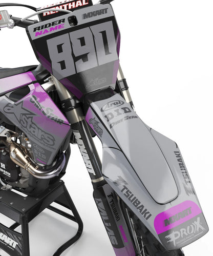 Custom Graphic Kit for Husqvarna TC 85 CARVE Style Stickers (2018-2021)