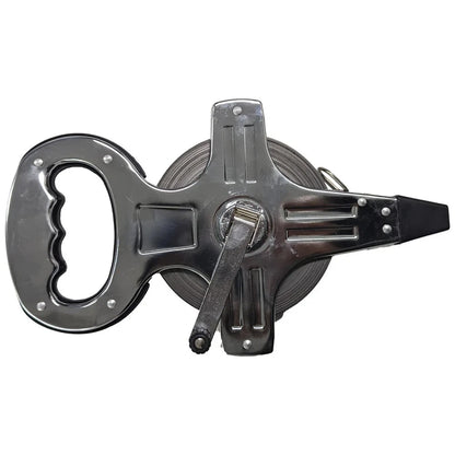 100m Stainless Steel Tape Measure Portable Retractable Ruler