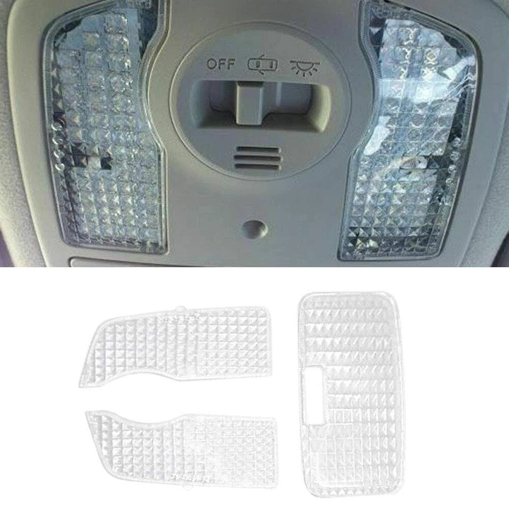 3 x Clear Interior Map Dome Light Lens Covers for Toyota Prius (2010-2015)