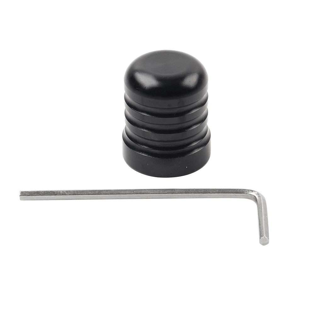 Black Heel Shifter Lever Eliminator Cap for Harley Touring Road King (1980-2023)