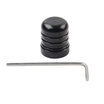 Black Heel Shifter Lever Eliminator Cap for Harley Touring Road King (1980-2023)