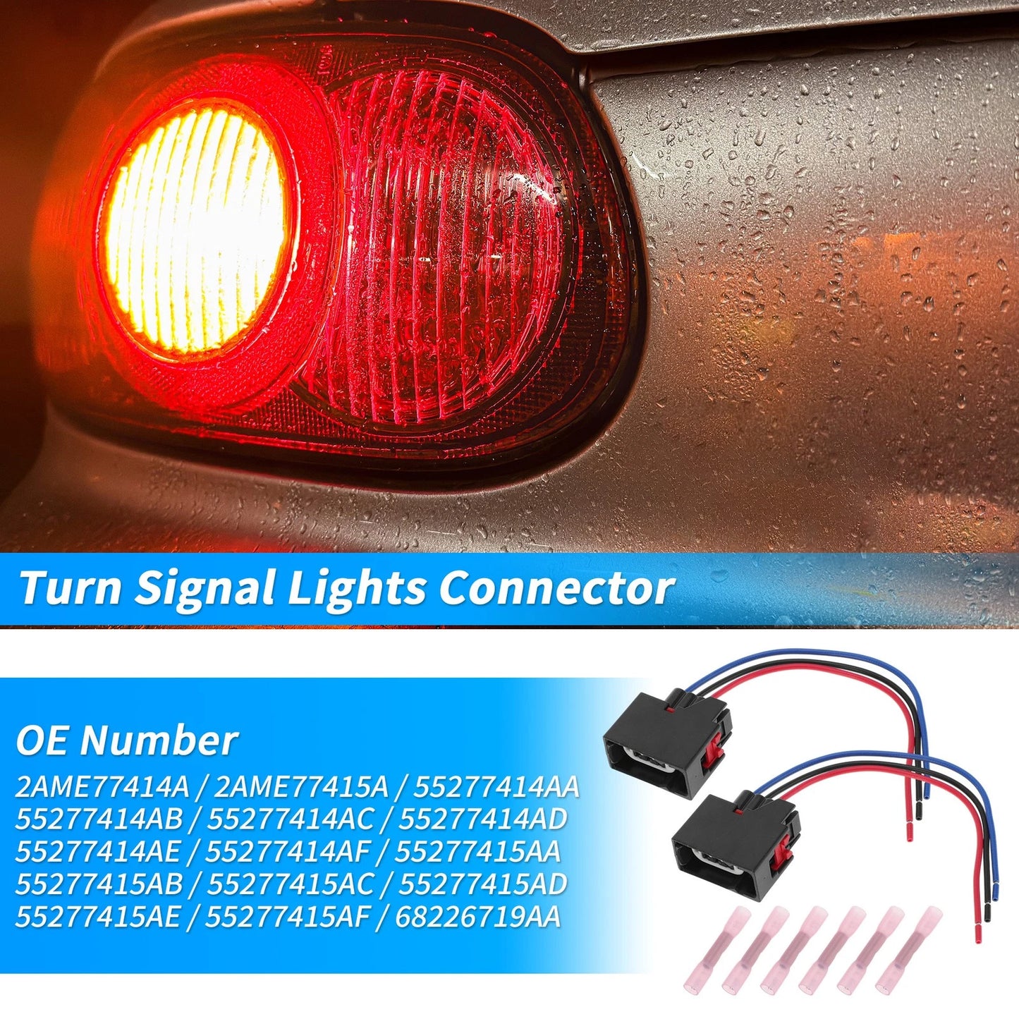 Turn Signal Socket Pigtail Wire Harness for Dodge Ram 1500