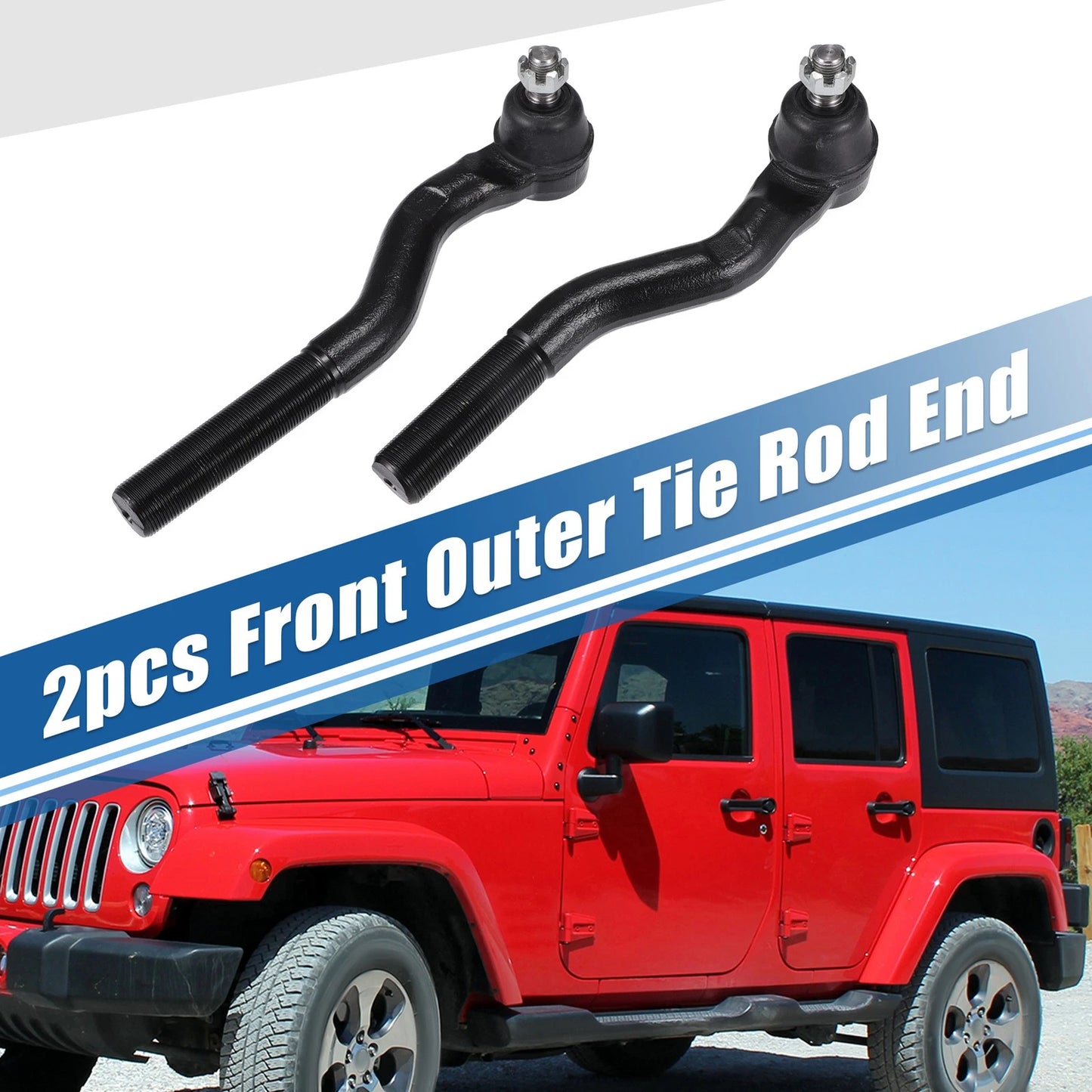 Front Outer Tie Rod Ends for Jeep Wrangler JK (2007-2018)