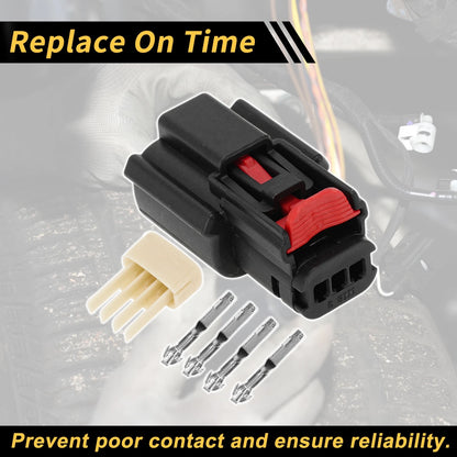 3 Pins Ignition Coil Connector Plug for Ford Edge (2007-2017)