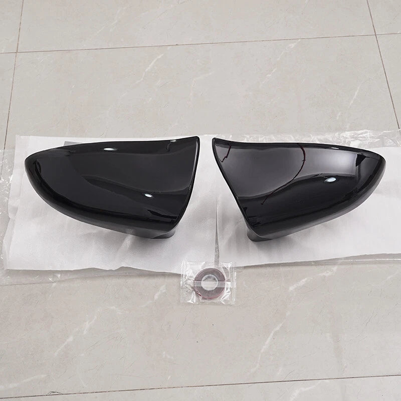 Bright Black Side Mirror Cover Caps for Lexus IS ES GS LS CT RC & F-Sport