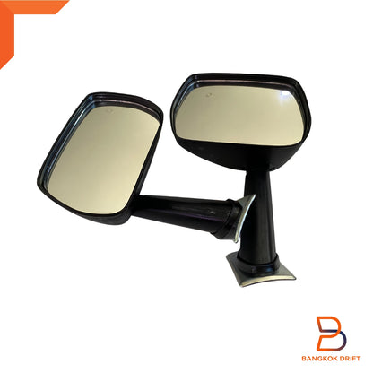 Black Side Fender Wing Mirrors for Toyota Hilux Ute Pickup (78-83)