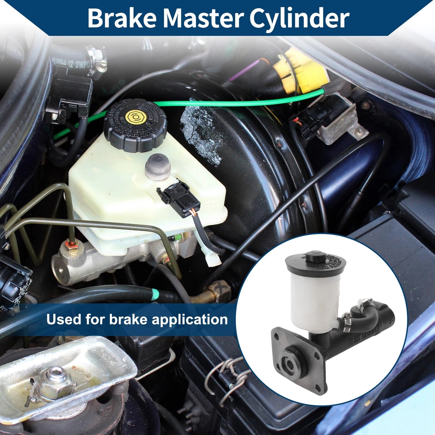 Brake Master Cylinder Reservoir for Toyota Pickup (1979–1985)