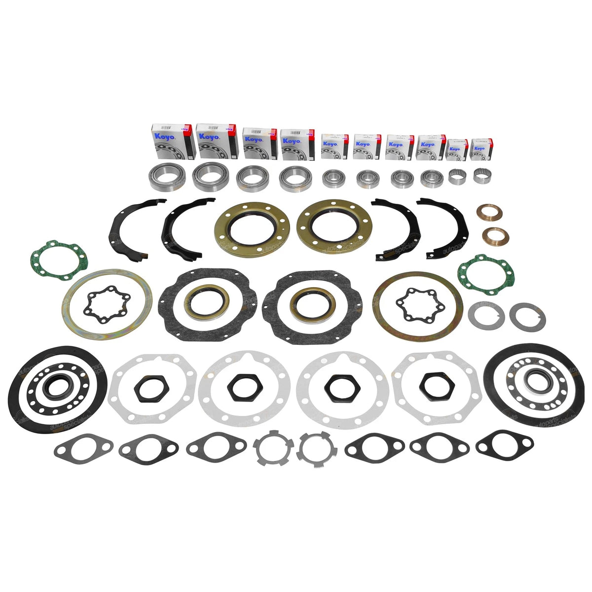 Swivel hub wheel bearing repair kit for Landcruiser