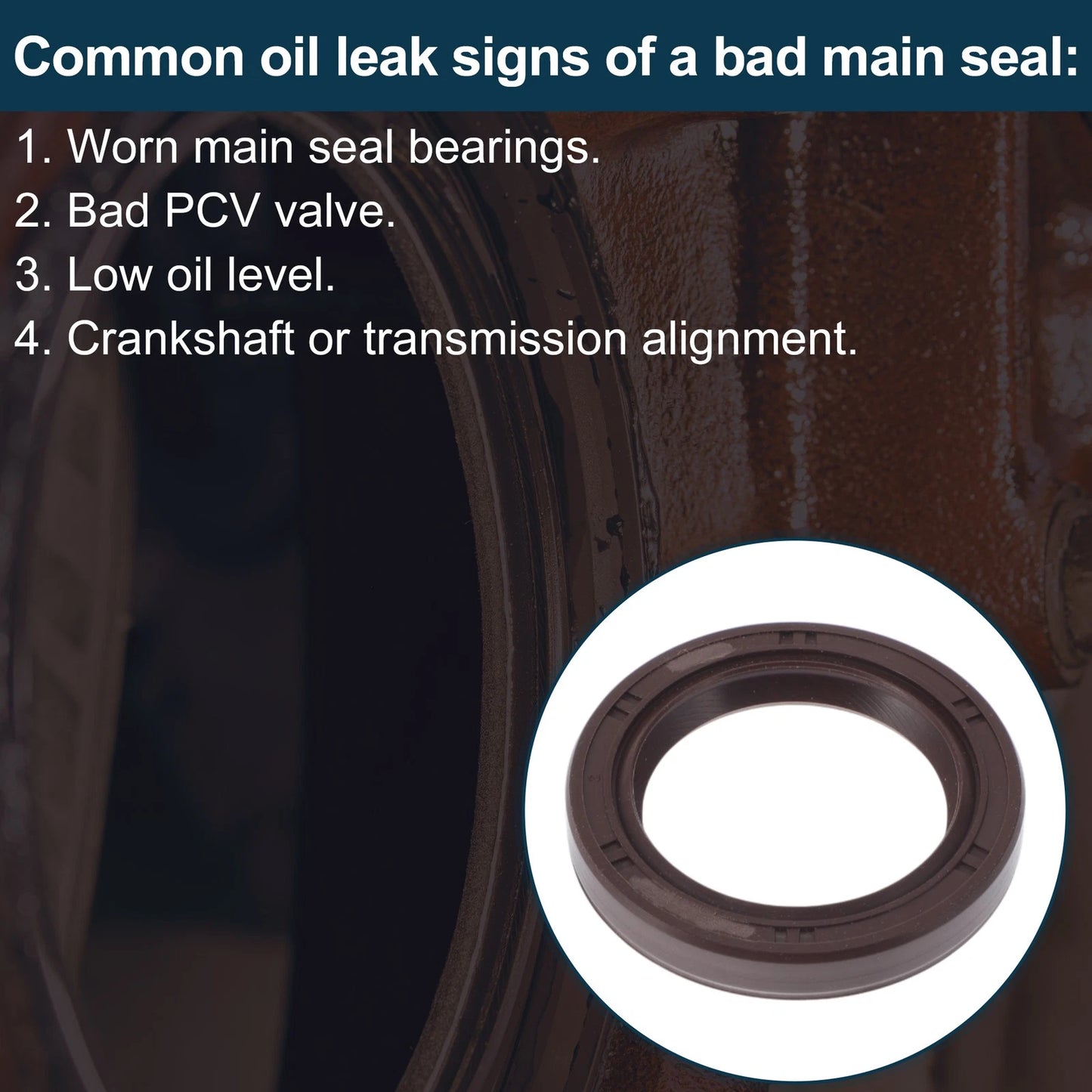 Crankshaft Oil Seal for Mazda 323 (1989-2004)