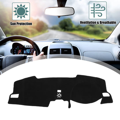 Black Dashboard Cover Mat for Honda Civic (2020-2023)