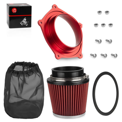 Air Cleaner & Guide Holder W/ Bolt Kit for Yamaha YFZ450R (2009–2014)