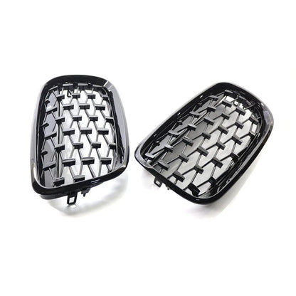 Diamond Grille Front Bumper Kidney Grill for BMW X5 E70 X6 E71 (2007-2013)