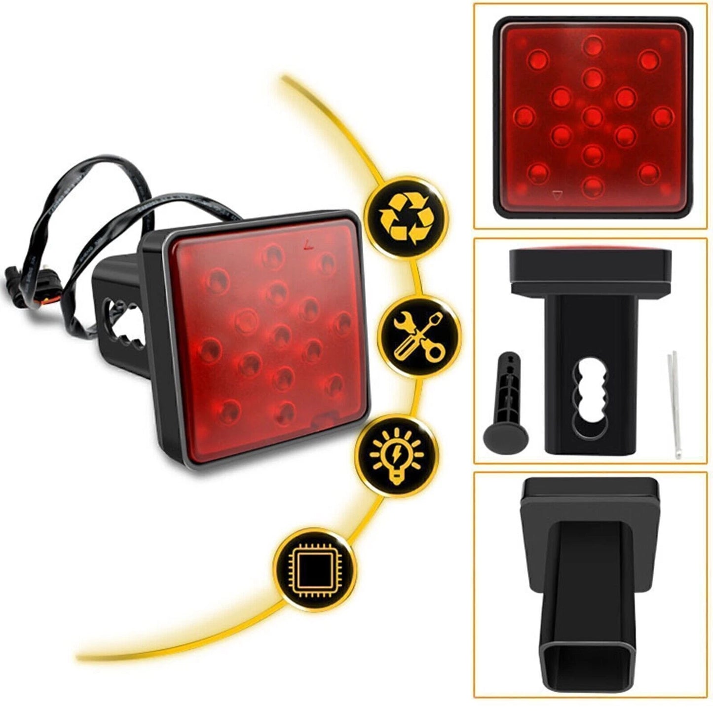 LED Brake Light for Red Shell Trailer