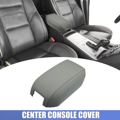 Center Console Cover Lid for Volvo XC90 (2004-2014) Gray Armrest Pad
