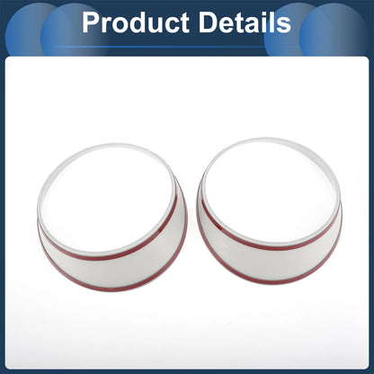 2 x Headlight Trim Bezels for Jeep Wrangler (2025)