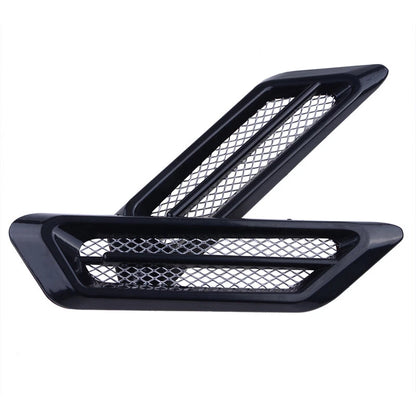 2 x Sporty Side Fender Hood Scoop Air Flow Intake Decor Covers