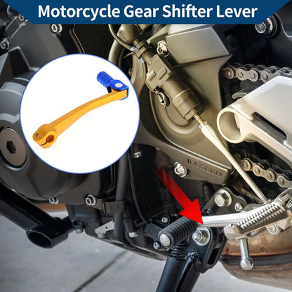 Folding Motorcycle Gear Shifter Lever Blue Head for Bosuer 125