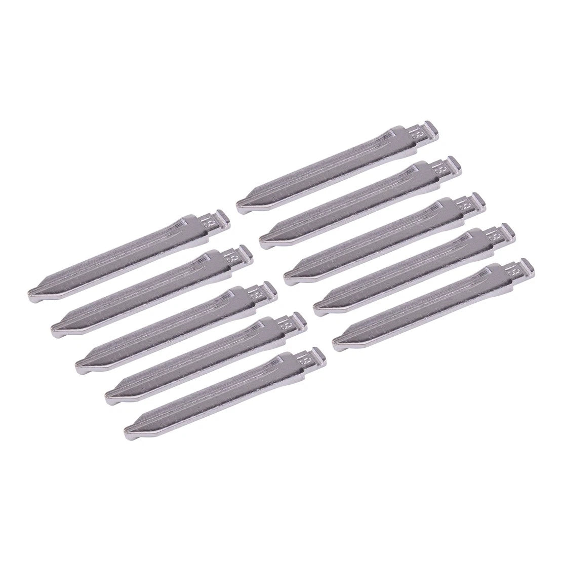 10 x Car Blank Flip Key Blades for Ford Montego (2005-2007)