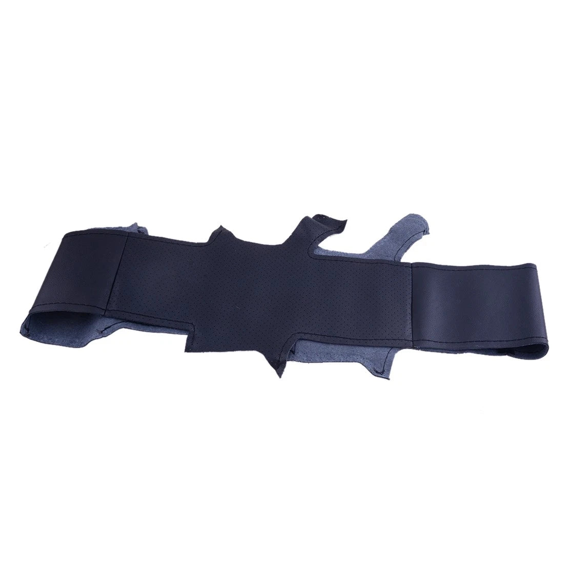 Black Leather Steering Wheel Cover for Honda Civic (2011-2015)