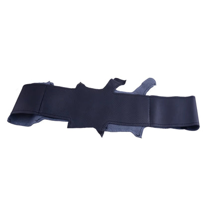 Black Leather Steering Wheel Cover for Honda Civic (2011-2015)
