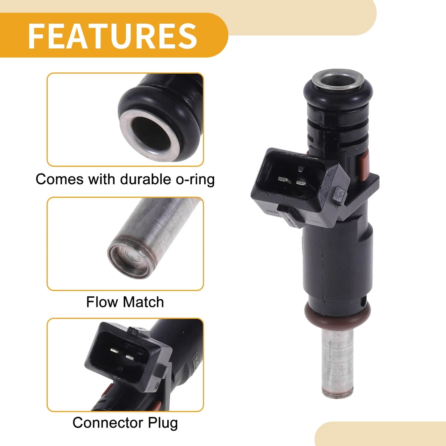 Fuel Injector for BMW 1 Convertible E88 (2008-2013) - 1 x Nozzle