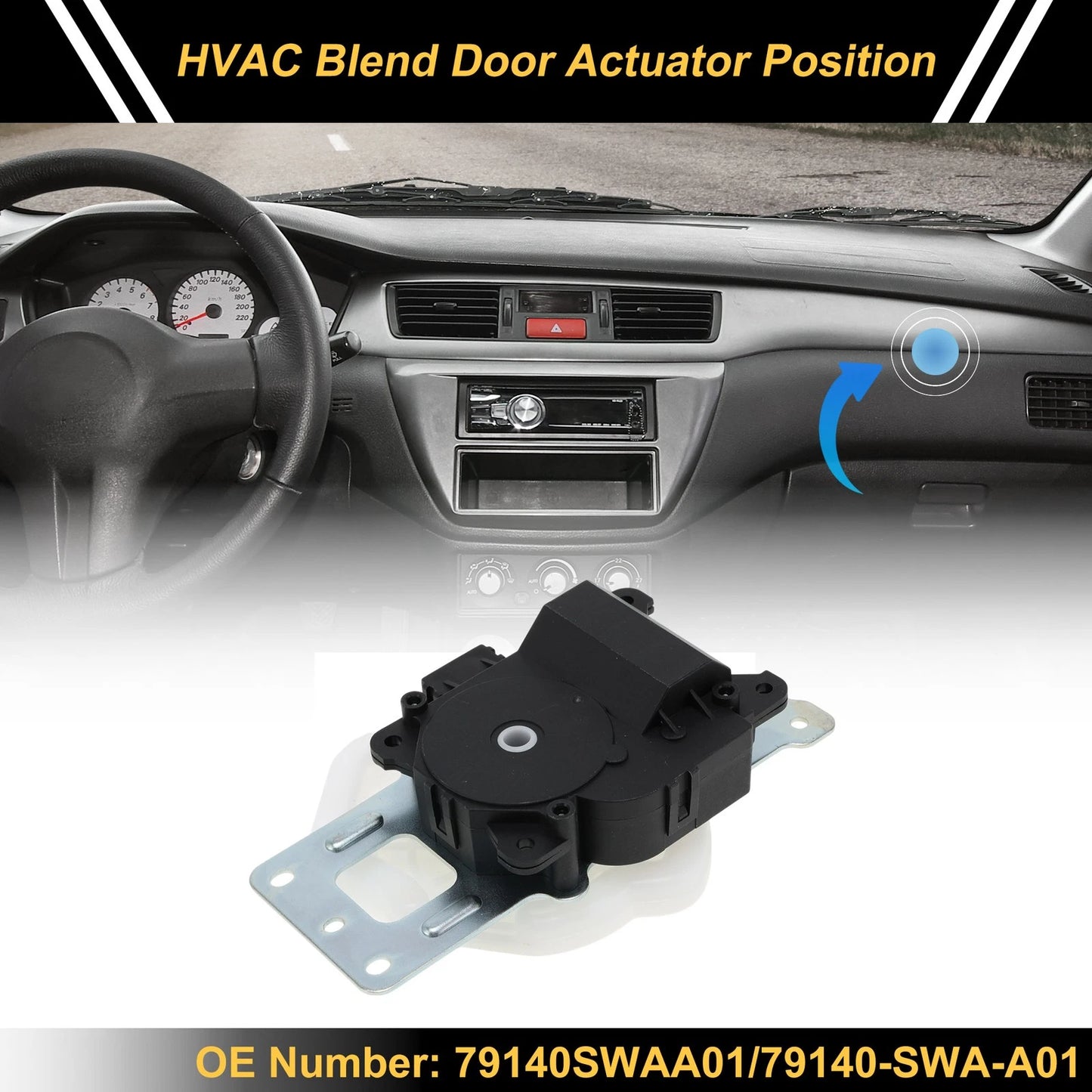HVAC Heater Blend Door Actuator for Honda CR-V (2007-2011)