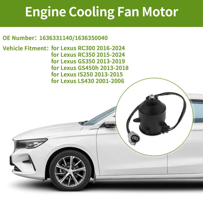 Radiator Fan Motor for Lexus RC300 (2016-2024) 1 Pc
