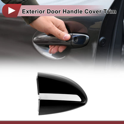 Exterior Door Handle Cover Trim Black for Toyota Corolla (2014–2018)