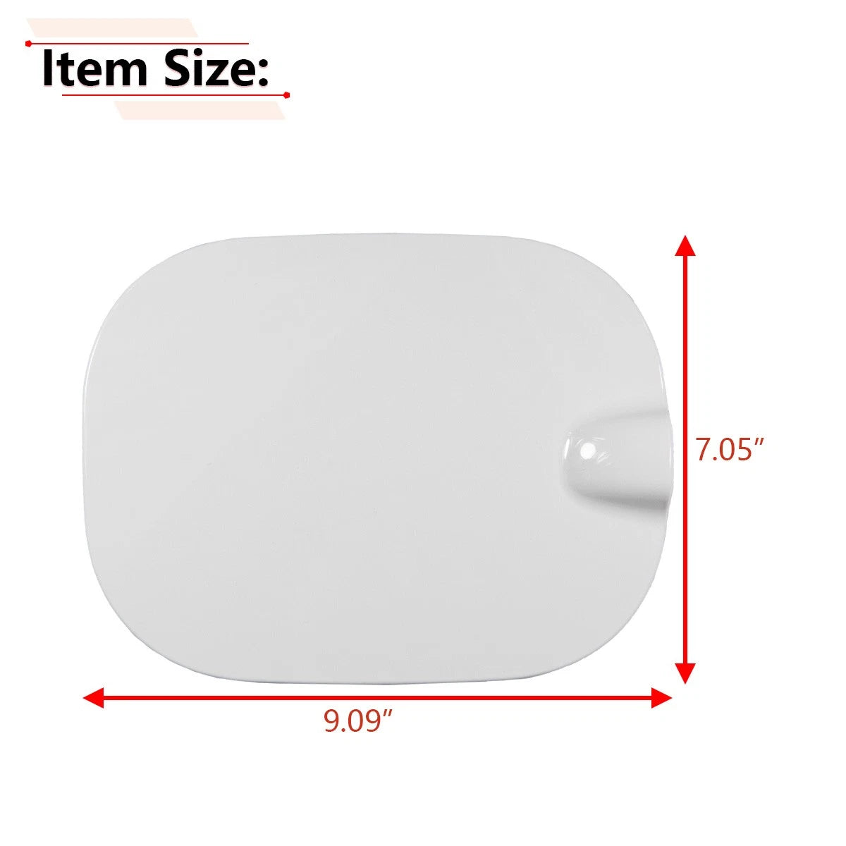 Fuel Tank Filler Cap Door 6.6FT Bed for Chevrolet Silverado (2019–2024)