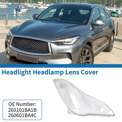 1 Pc Front Right Headlight Lens Cover for Infiniti QX50 (08-13)