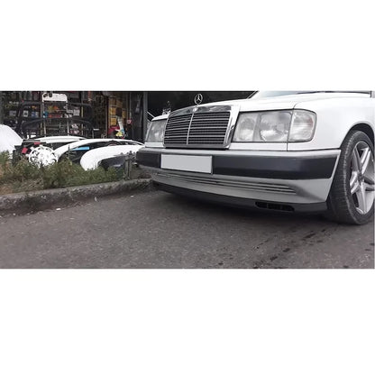2 Piece Front Bumper Splitter Spoiler Lip for Mercedes Benz W124 W201 (1985-1996)