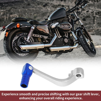 Folding Shifter Lever for Honda CRF110F (2013-2018) Silver Blue