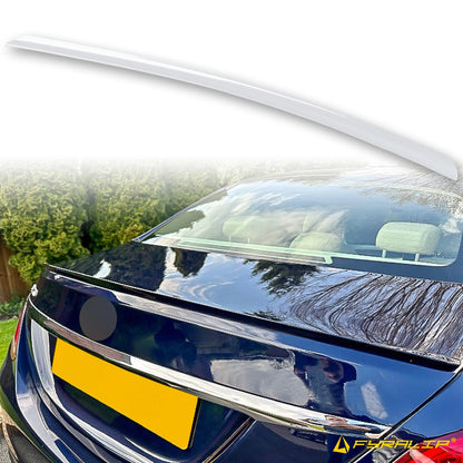 149 White Boot Lip Spoiler for Mercedes-Benz W205 (2015-2023)