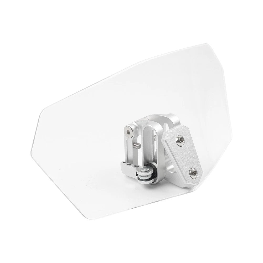 Universal Adjustable Clear Clip-On Windshield Air Deflector for Car