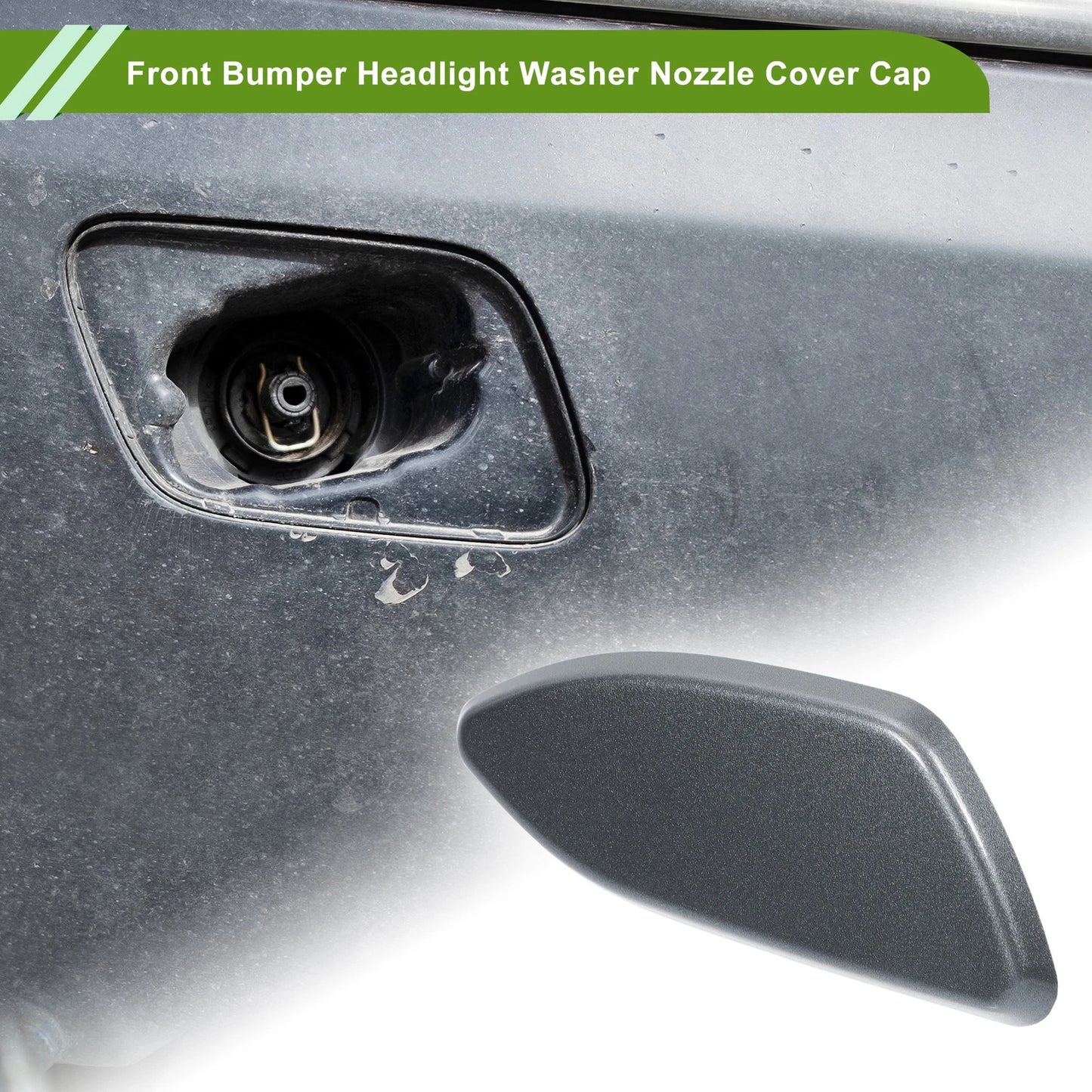 Front Right Washer Nozzle Cover for Toyota Rav4 (2010-2012) Gray