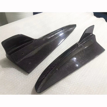 Real Carbon Rear Side Bumper Lip Splitter for Benz C-Class W205 C63/43 AMG 15-21
