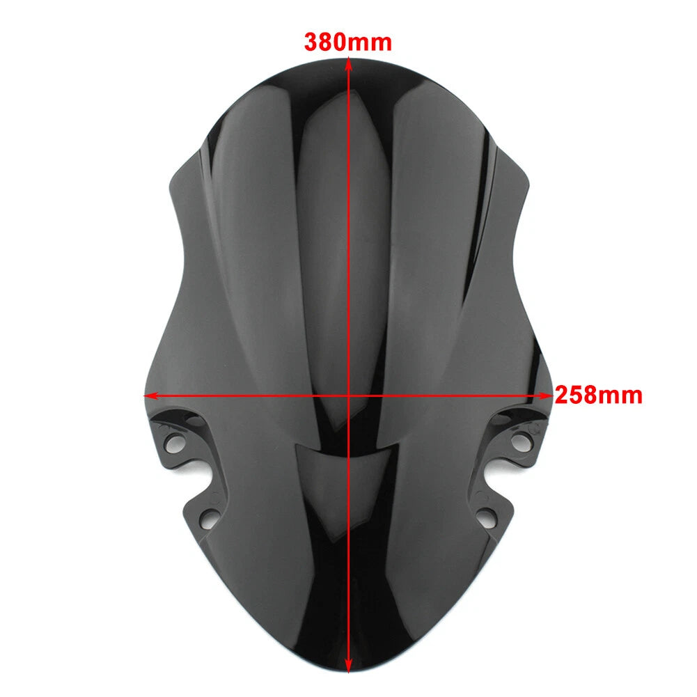 Black Front Windshield Visor for CFMoto 450SR 450SS (2022-2024)