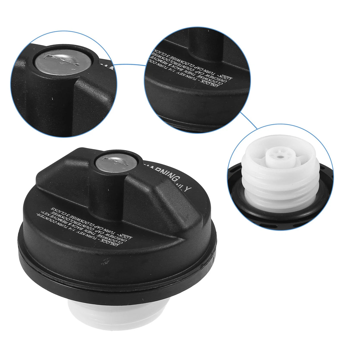 Fuel Tank Filler Cap Cover for RAM 1500 2500 3500 (2011-2016)