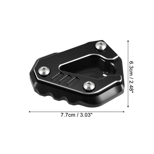 1 Set Aluminum Black Motorcycle Kickstand Pad for BMW S1000RR (2019 - 2023)