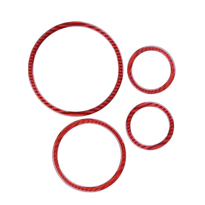 Red Carbon Fiber Speedometer Cover Trim for Toyota Tundra (2007-2013)