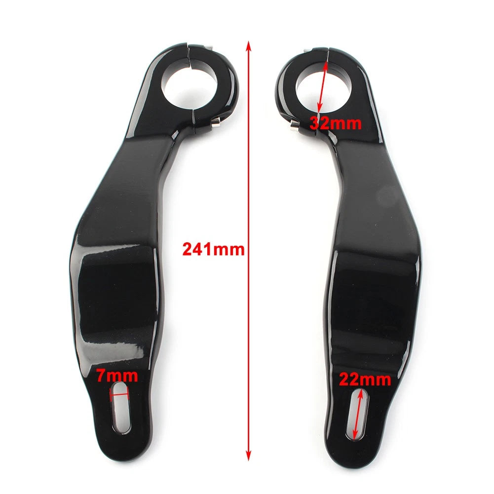 Fairing Support Mount Kit for Harley Road Glide FLTRX FLTRU (2015-2022) Pair Black