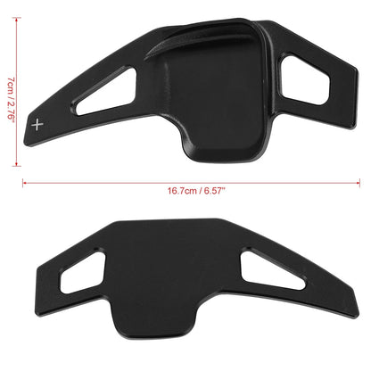 Aluminum Alloy Black Steering Wheel Shift Paddle for BMW F22 F23 F30 (2012-2019)