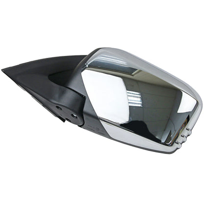 Left Chrome Electric Door Side Mirror 3P for Mitsubishi Triton ML MN (2005-2014)