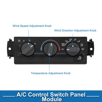 HVAC A/C Climate Control Panel for Chevrolet Blazer (1998-2005)