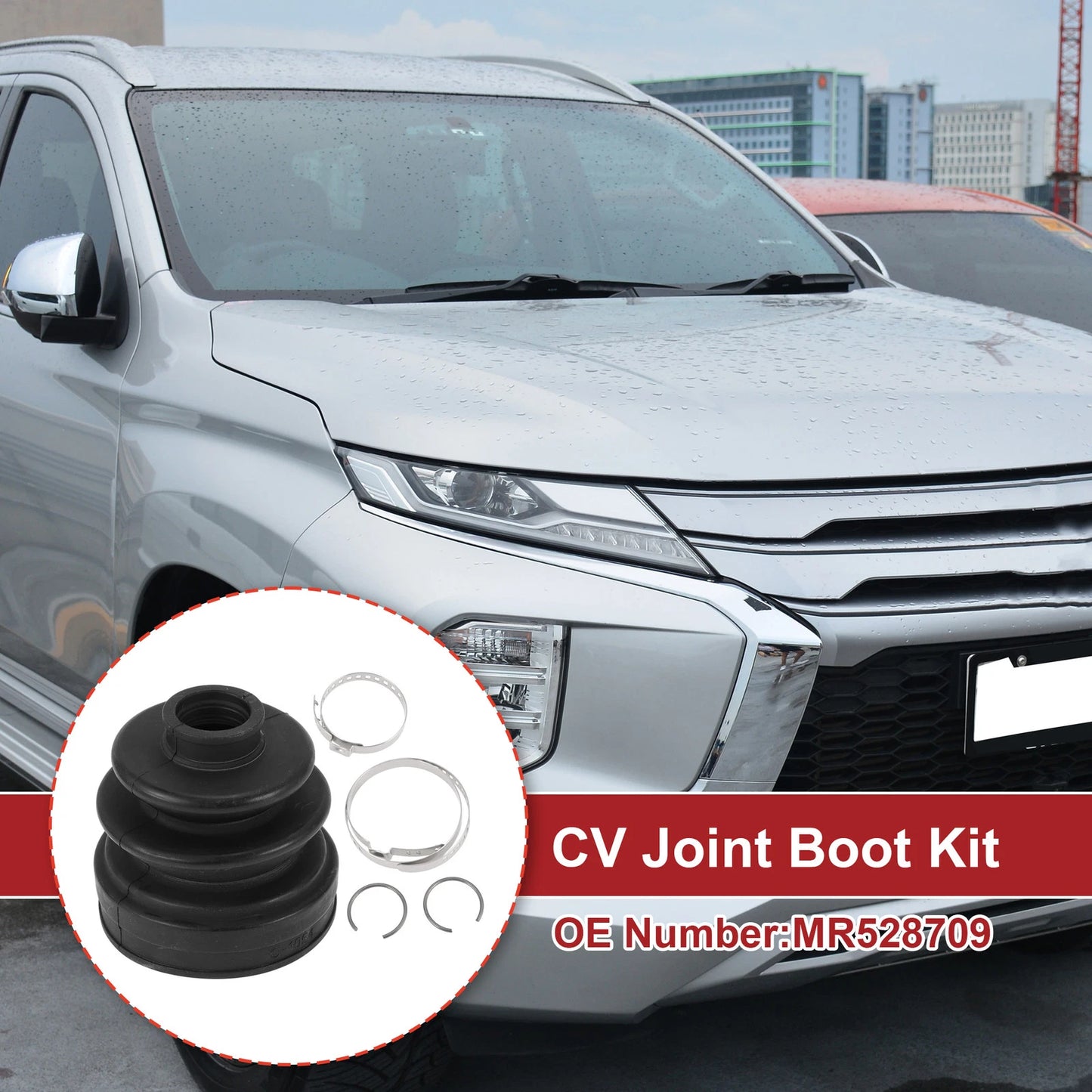 Inner CV Joint Boot Kit w/ Clamps for Mitsubishi Montero (2001-2006)