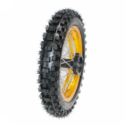 12mm Axle Rear Wheel Rim + Tyre for PIT PRO Dirt Bike