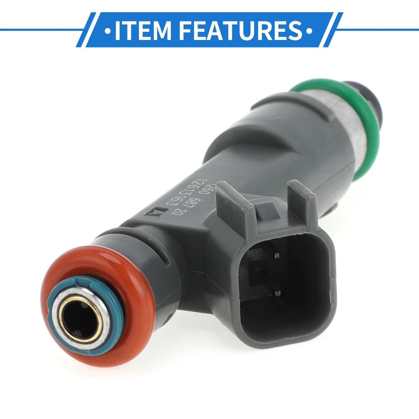 Fuel Injector 1 Pc for Chevrolet Malibu 2.4 Gray (2008 - 2012)